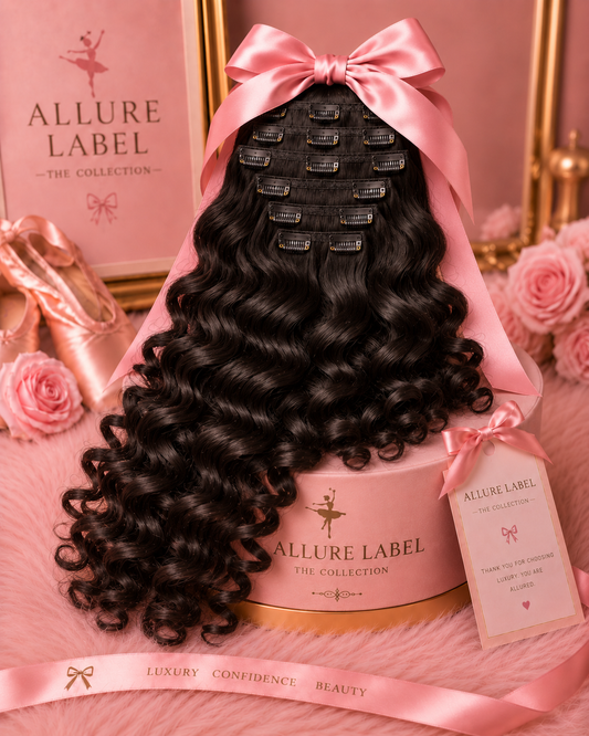 Raw Cambodian 135g Clip Ins - Burmese Curly / Deep Wave