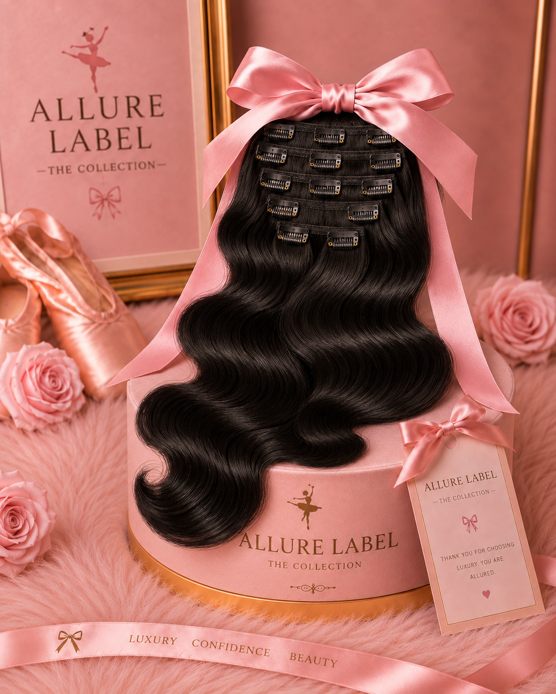 Raw Cambodian 120g Clip Ins - Straight / Body Wave